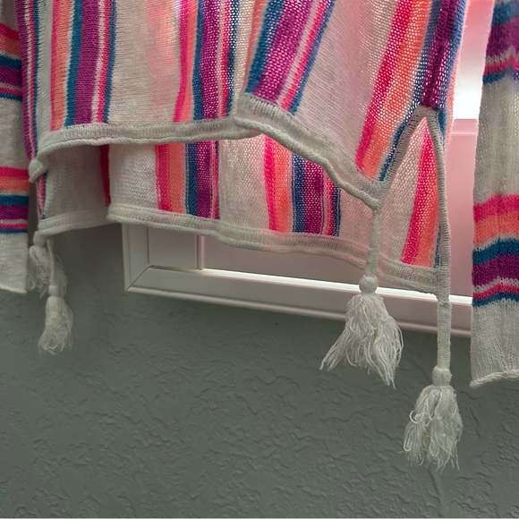 Lilly Pulitzer Rozalia Sweater Amethyst Paradise Island Stripe Size S - Picture 6 of 7